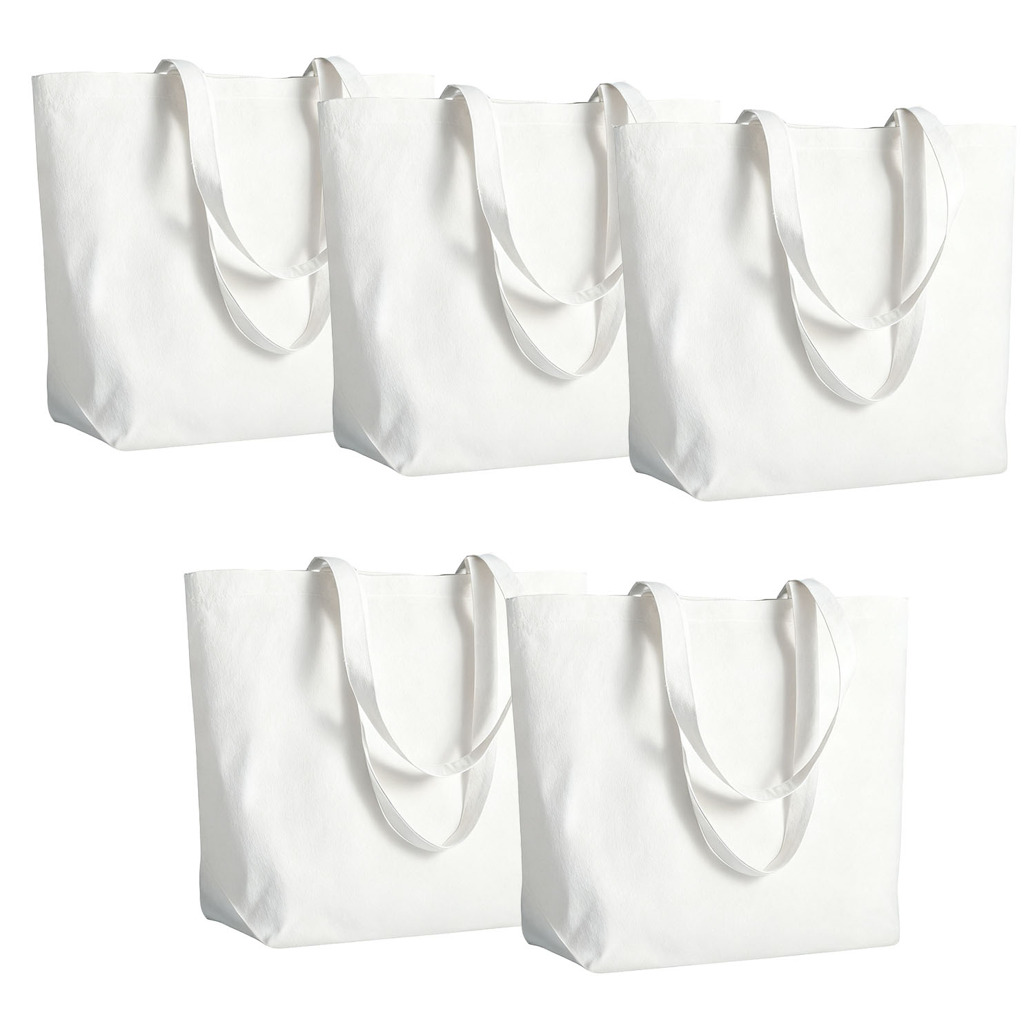 Tote Bag Sublimation - 5 szt. Duże torby płócienne do
