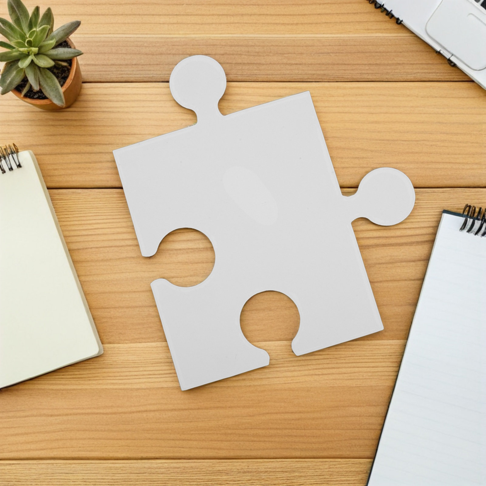 60 sztuk dużych białych pustyc – Puzzle Blank White recenzja i cena