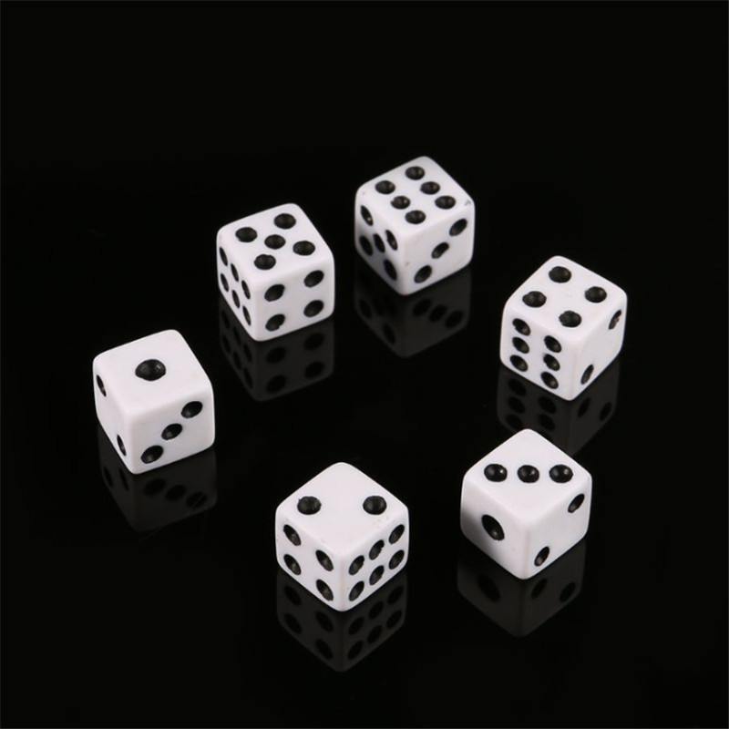 50 szt. Kości 8MM 10MM kwadrat – Puzzle Blank White recenzja i cena